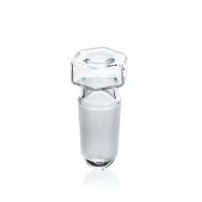   Kúpos dugó Boro 3.3NS 19/26, üreges, hatszögletű markolattal és csepegtető hegyű fejjel, DIN 12 252