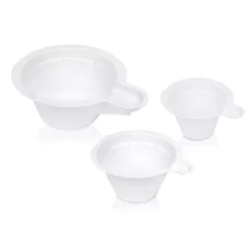   BRAND Mérlegedény PS kerek fogantyúval100 ml 90 x 48 mm antisztatikus1 PAK = 200 db-os csomag.