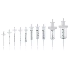   PD-Tip II készlet, 20 db/db 0, 5, 1, 1, 25, 2, 5, 5, 10, 12, 5 ml-es PE-HD dugattyúval, PP hengerrel, TANÚSÍTOTT ÉLETTUDOMÁNYI MINŐSÉGŰ, minden MÁRKÁHOZ ALKALMAZHATÓ