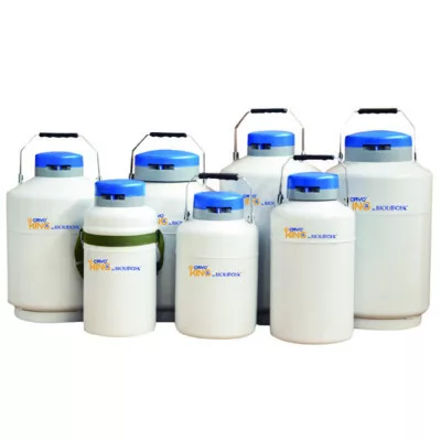 liquid nitrogen tank,portable dewar series 6L,neck diameter 50mm,Include 6 canisters(120mm),include p