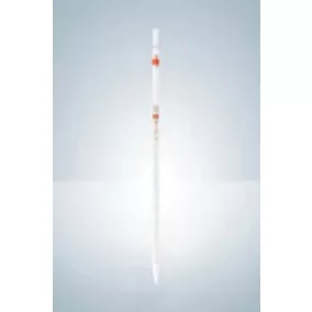   HIRSCHMANN mérőpipetta cl. B 10:0,1 ml széles op., borostyán beosztás