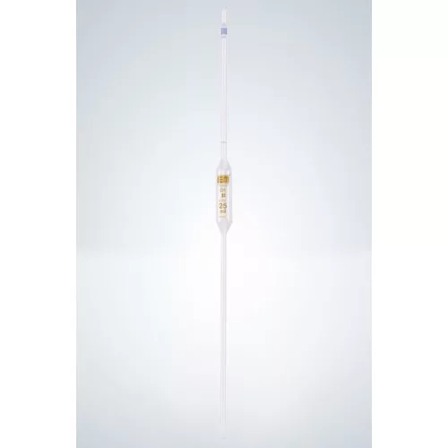 HIRSCHMANN volumetrikus pipetta cl. B 5 ml borostyán beosztás 