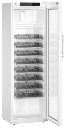HMFvh 4011-H63 gyógyszerészeti hűtőszekrény, rendezőfiókkal 420/239 Liter