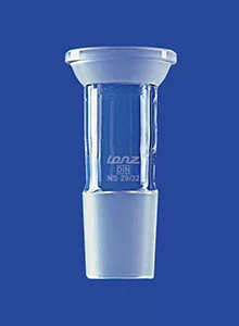 bővítő adapter földcsatlakozásokkal, Csiszolat aljzat NS 71/51, Csiszolat kúp NS 45/40, DURAN® csőből