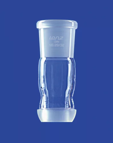 Adapter, foglalat NS 14/23, golyó S 19, DURAN® csőből