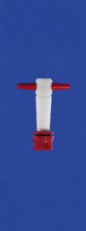PTFE elzárócsap dugó, NS 12,5, furat 1,5 mm