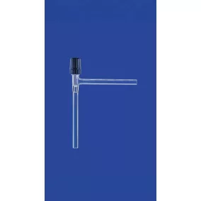   Tűszelepes elzárócsap, derékszögű, szelepfurat 0 - 2,5 mm, DURAN® csőből