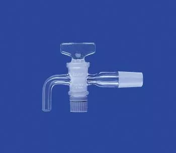 Csap szívópalackokhoz tömör üvegdugóval, Csiszolat kúp NS 29/32, furat 6,0 mm, boroszilikát üveg 3,3