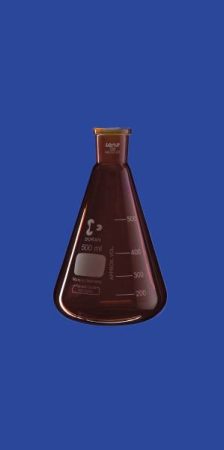 Erlenmeyer-lombik, borostyánsárga, NS 29/32, 500 ml, DURAN®
