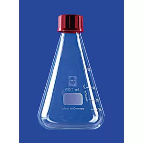    Erlenmeyer lombik GL 25 DIN menettel és csavaros kupakkal, 100 ml, DURAN®