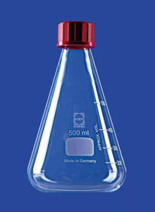  Erlenmeyer lombik GL 32 DIN menettel és csavaros kupakkal, 1000 ml, DURAN®