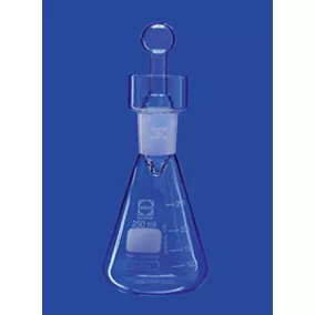    Jódszám mérő lombik, gallérral, NS 29/32, 100 ml, DURAN®, jóddugóval