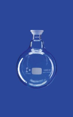 Fogadó lombik, gömb alakú csatlakozó Csiszolat aljzat S 35, PUR bevonattal, 1.000 ml, DURAN®