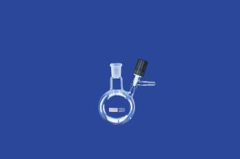 Nitrogén gömblombik, PTFE tűszelepes elzárócsap, 100 ml, NS 14/23, szelep furata 2,5 mm, DURAN®