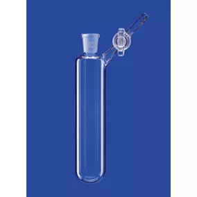    Nitrogéncső, NS elzárócsap, 10 ml, Csiszolat kúpos NS 14/23, NS elzárócsap 2,5 mm furat, DURAN® csőből