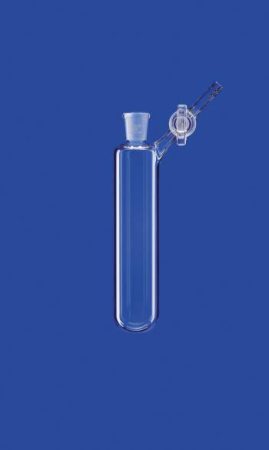 Nitrogéncső, NS elzárócsap, 100 ml, foglalat NS 14/23, NS elzárócsap 2,5 mm furat, DURAN® csőből