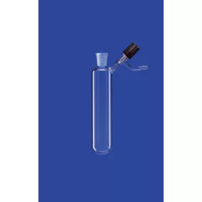   Nitrogén cső, PTFE tűszelepes elzárócsap, 25 ml, foglalat NS 14/23, szelep furat 2,5 mm, DURAN® csőből