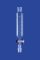   Csepegtető tölcsér, hengeres, PTFE dugó, 250 ml, NS 29/32, furat 4,0 mm, skála 5 ml, boroszilikát üveg 3,3
