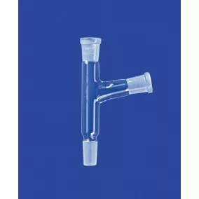   2 nyakú adapter, Csiszolat aljzat függőleges NS 14/23, Csiszolat aljzat ferde NS 14/23, Csiszolat kúp NS 14/23, DURAN® csőből