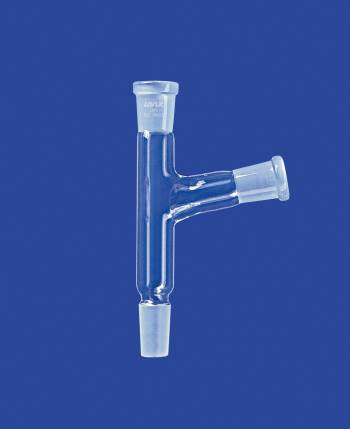 2 nyakú adapter, Csiszolat aljzat függőleges NS 14/23, Csiszolat aljzat ferde NS 14/23, Csiszolat kúp NS 14/23, DURAN® csőből