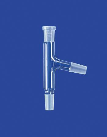 2 nyakú adapter, Csiszolat kúp függőleges NS 14/23, Csiszolat kúp ferde NS 14/23, Csiszolat aljzat NS 14/23, DURAN® csőből