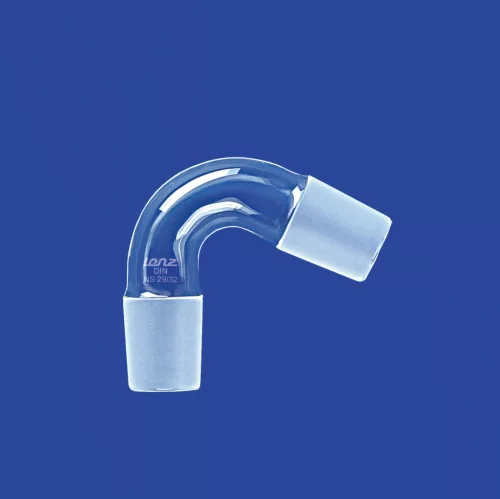 Hajlított adapter, 75°, Csiszolat kúpok NS 24/29, DURAN® csőből