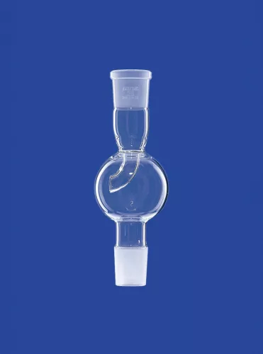 Habfogó acc. Stutzerhez, egyenes, Csiszolat kúpos NS 24/29, foglalat NS 19/26, DURAN® cső