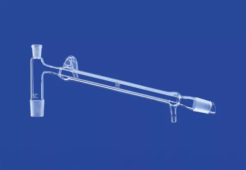Desztilláló csatlakozó Liebig kondenzátorral és olivás, Csiszolat kúpok NS 29/32, hossza 400 mm, hűtőfelület 210 cm3, DURAN® cső