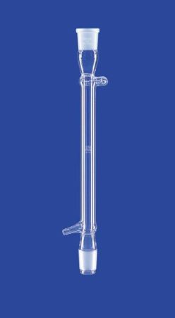 Kondenzátor acc. Liebig olivás, foglalat/Csiszolat kúp NS 29/32, köpeny hossza 250 mm, hűtőfelület 130 cm?, DURAN® csőből készült