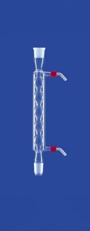 Kondenzátor acc. Allihn-hez GL menettel, foglalat/Csiszolat kúp NS 29/32, köpenyhossz 250 mm, hűtőfelület 200 cm?, DURAN® csőből készült