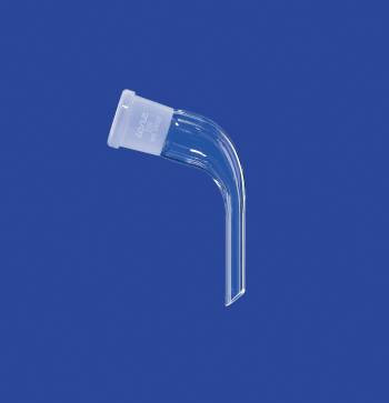 Szállítási adapter rövid csővel, hajlított, foglalat NS 29/32, csőhossz 65 mm, DURAN® csőből