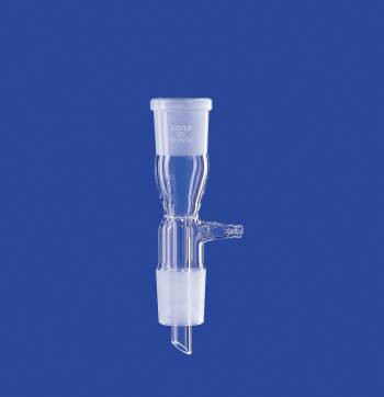 Vevőadapter, egyenes, olivás, Csiszolat aljzat/Csiszolat kúp NS 29/32, DURAN® csőből