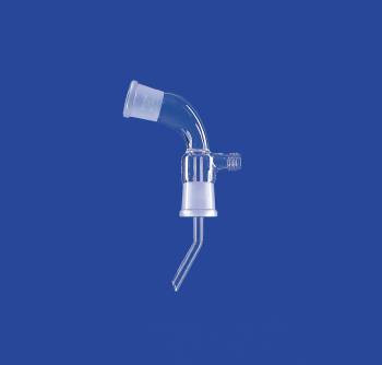 Adapter desztilláló vevőhöz acc. Bredthez, hajlított, felső foglalat NS 29/32, alsó foglalat NS 29/32, DURAN® csőből