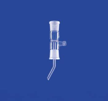 Adapter desztilláló vevőhöz acc. Bredthez, egyenes, felső foglalat NS 29/32, alsó foglalat NS 29/32, DURAN® csőből