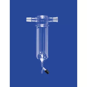   Hidegcsapda kondenzvíz elvezetés nélkül, 2 csatlakozó NS 29/32, hűtőfolyadék űrtartalom 200 ml, DURAN® csőből