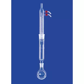   Elszívó gyűszű szilárd anyagokhoz, elszívó 250 ml, kondenzátor csatlakozás NS 29/32, DURAN® csőből