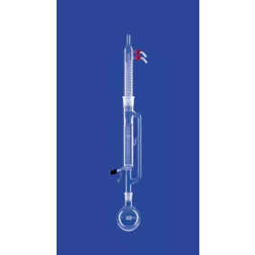   Extraktor speciális könnyű oldószerekhez, elszívó 100 ml, kondenzátor csatlakozás NS 45/40, DURAN® csőből