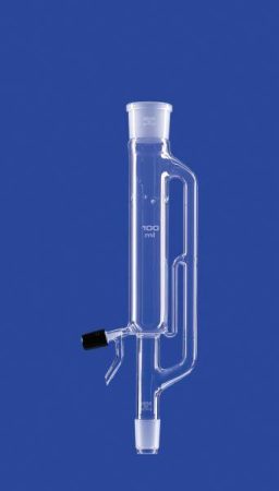 Elszívófej speciális nehéz oldószerekhez, extraktor 100 ml, kondenzátor csatlakozás NS 45/40, DURAN® csőből