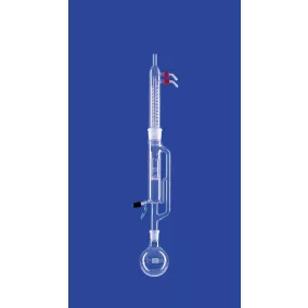   Elosztócső frittel (0. por.) speciális nehéz oldószerekhez,Extraktorhoz 100 ml, DURAN® csőből