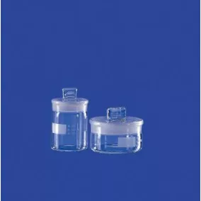    Mérőpalack NS dugóval,10 ml,átmérő 28xmagasság 40mm,csatlakozó NS24/12,magas forma,dugó:SBW,boroszilikát üvegből készült palack 3.3