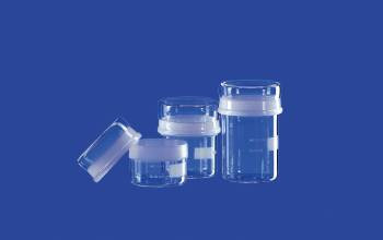 Mérőpalack NS kupakkal, 12 ml, átmérő 30xmagasság 30 mm, NS 34/12 csatlakozó , alacsony forma, DURAN® csőből