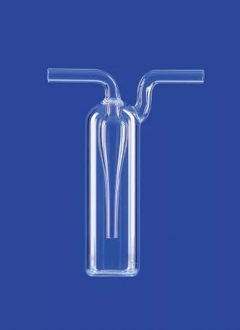 Buborékszámláló, magassága 100 mm, DURAN® csőből