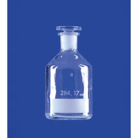   Oxigénmeghatározó palack a Winkler szerint, 100-150 ml, NS14/23 csatlakozó , NS glass dugóval, beállított üveggel és dugóval