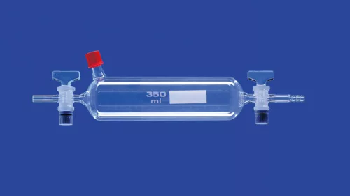 Gáz-mintavevő cső, 350 ml, GL 14 fúvókával és szeptummal, DURAN® csőből