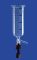   Reaktor,hengeres,lehúzószelep,DN 150,2.000 ml,külső/belső átmérő 160/150mm,magasság kb. 310 mm, szelep 10 mm, DURAN csőből készült
