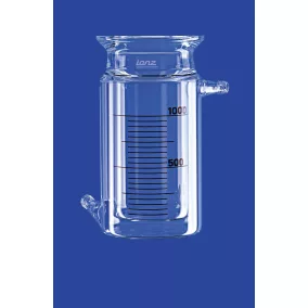   Reaktor, hengeres, term. köpeny, DN100 500 ml, külső/belső átmérő 130/99 mm, magasság kb. 180 mm, 2 csatlakozó GL18, 2 db