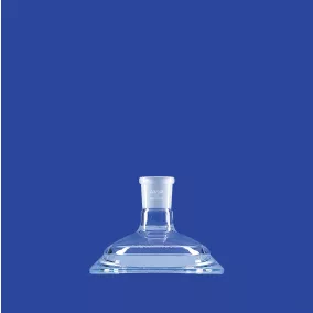   Lapos karimás fedél, DN 100, középső nyak NS 14/23, magasság kb. 80 mm, DURAN®