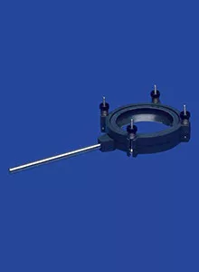 Befogó állványrúddal, DN 150, rúd acél, bilincs poliészter-üveg keverék