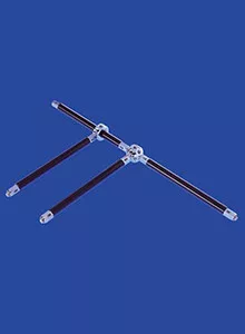  Átlós rudak a szerkezet megerősítésére, 2 furat, acél porszórt, fekete, téglalaphoz 0,5x0,7 m