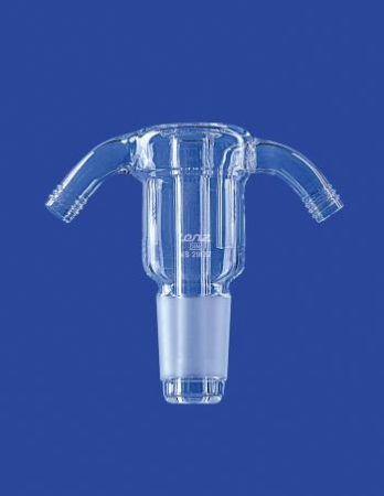 Keverőcsapágy hűtőköpennyel, tengelyátmérő 10 mm, Csiszolat kúp NS 29/32, menet GL 14, DURAN® csőből